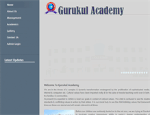 Tablet Screenshot of gurukulacademy.co.in